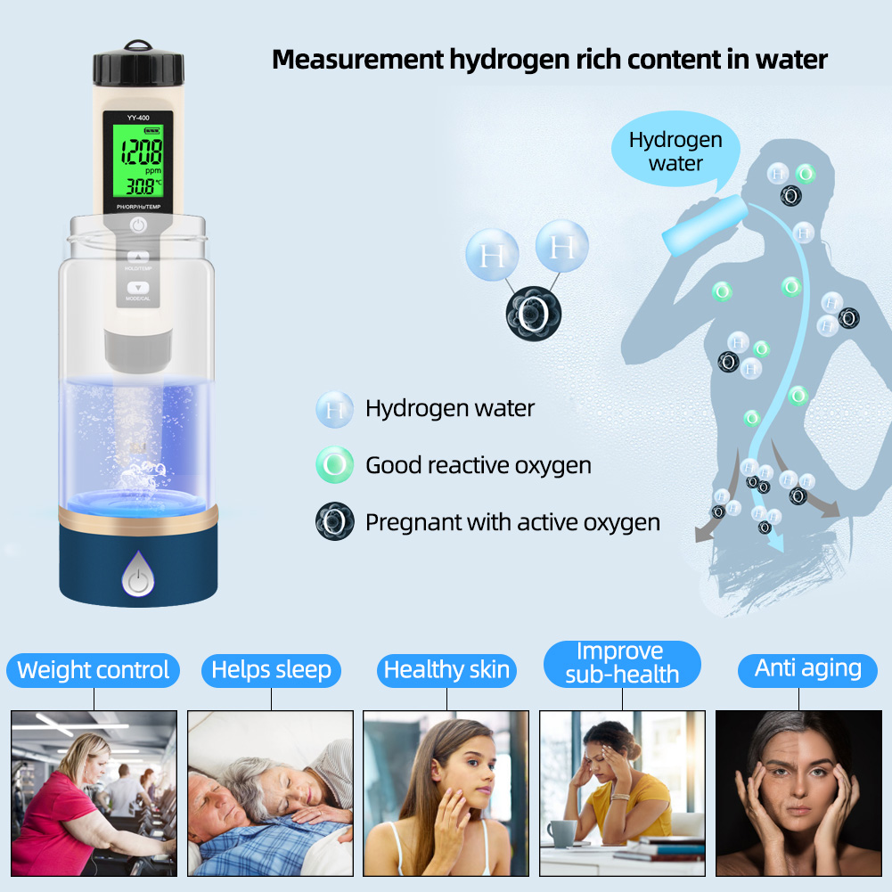Marine Aquarium Water Analyzer - Yieryi YY-400 4-In-1 Digital PH ORP