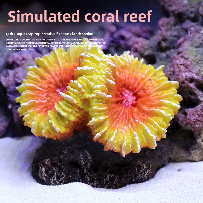 Aquarium Marine Rock - Artificial Coral Reef Decorations – Resin