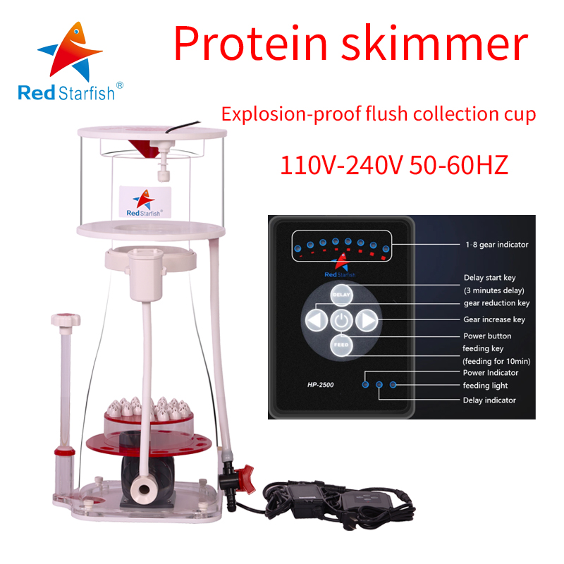 Marine Aquarium Aquascape - 110-240V Red Starfish Aquarium Internal Protein