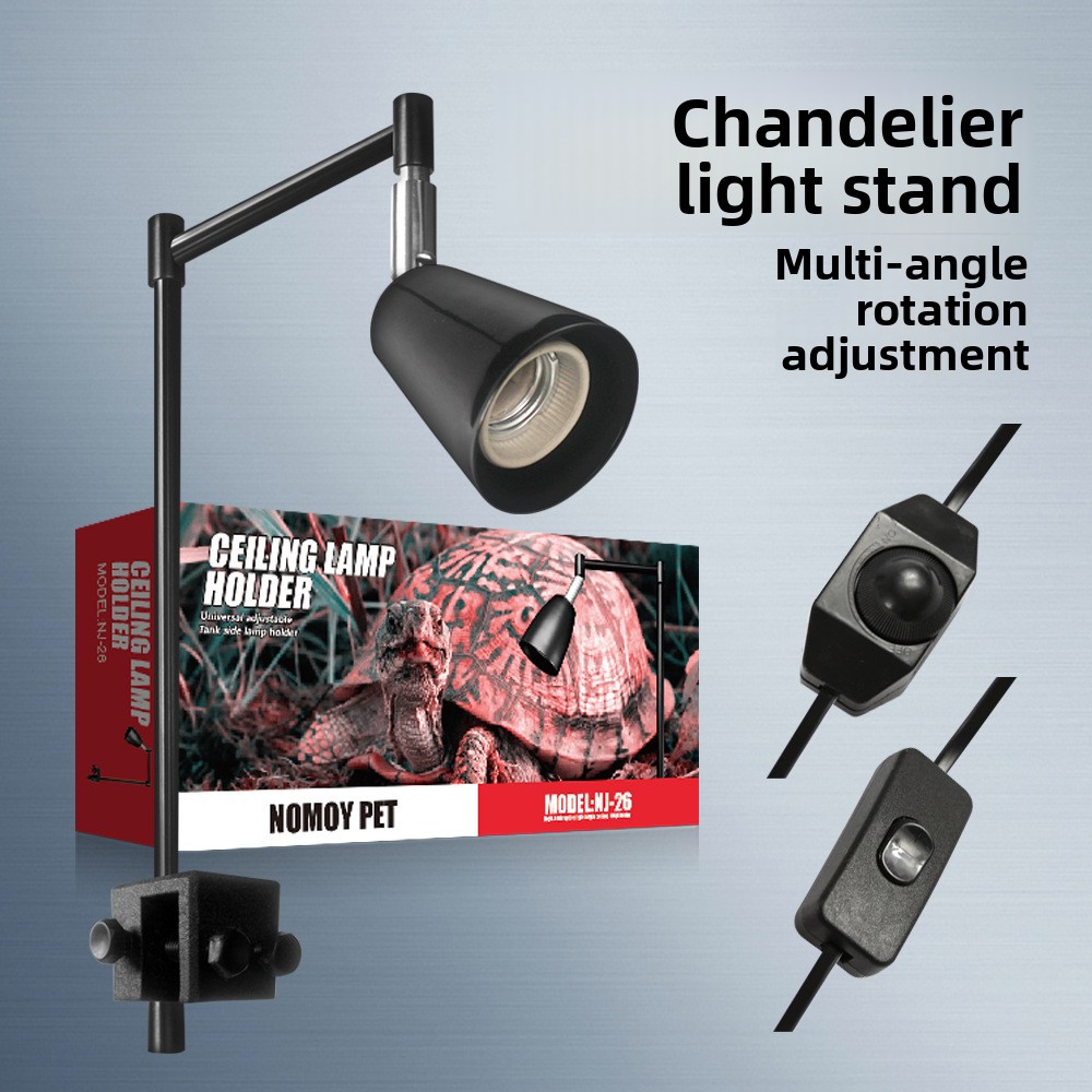 Aquarium Marine Lights - NOMOY Reptile Lamp Stand with Adjustable