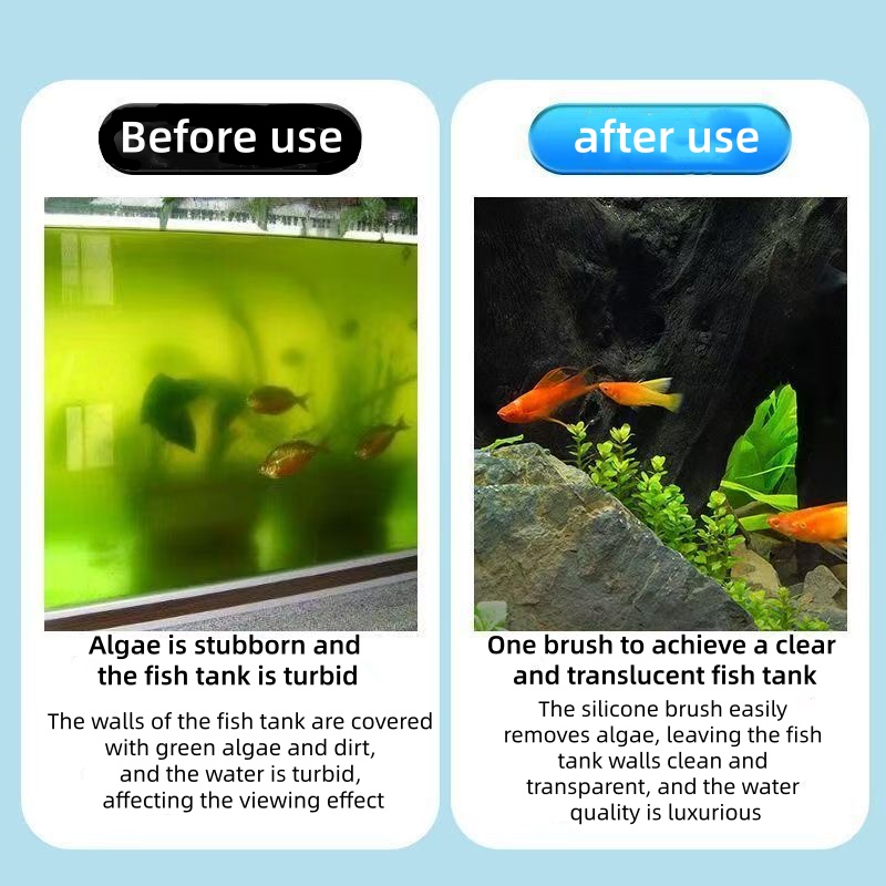Telescopic Aquarium Algae Scra - Marine Aquarium Glass Scraper recension och pris