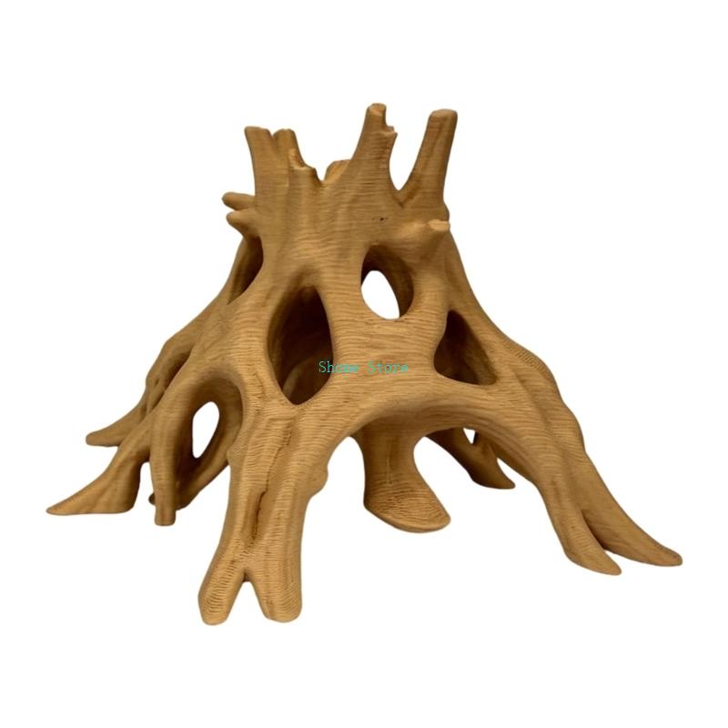 Natural Root Cave Fish Hideout - Aquarium Marine Rock recension och pris