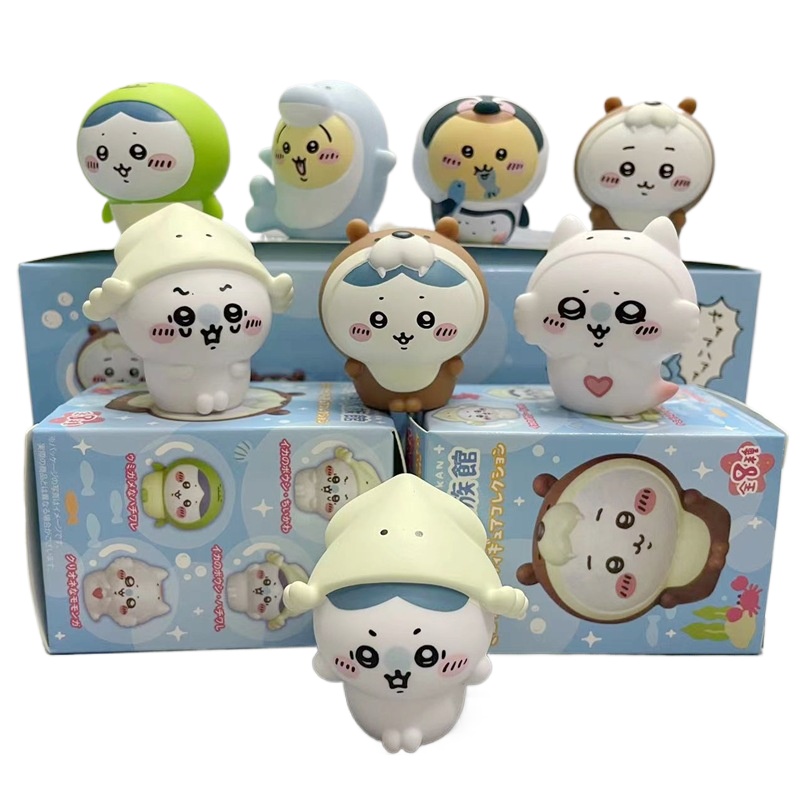 8pcs/Box Kawaii Chiikawa Aquar - Marine Aquarium Aquascape recension och pris