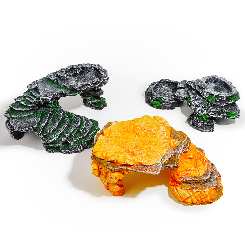 Resin Reptile Hideout – Rock B - Aquarium Marine Rock recension och pris