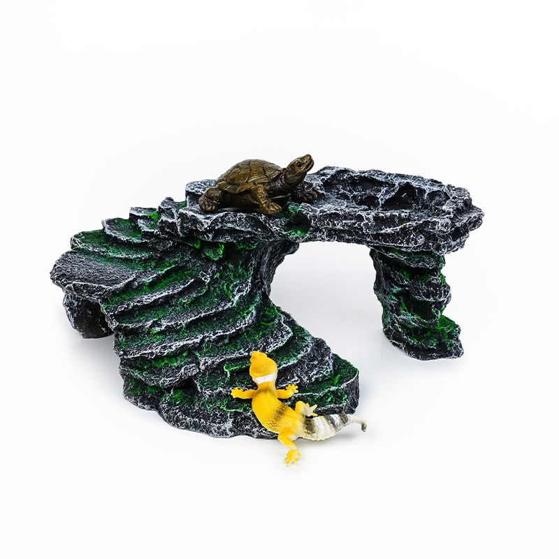 Resin Reptile Hideout – Rock B - Aquarium Marine Rock recension och pris