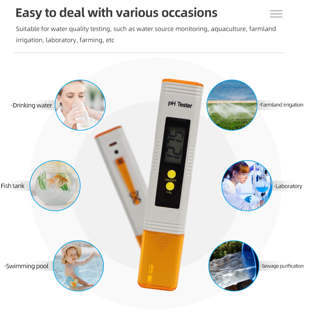 Digital PH Meter Pen Water Qua - Marine Aquarium Water Analyzer recension och pris
