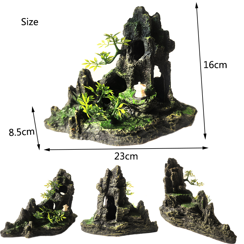 Resin Aquarium Rockery Mountai - Aquarium Marine Rock recension och pris