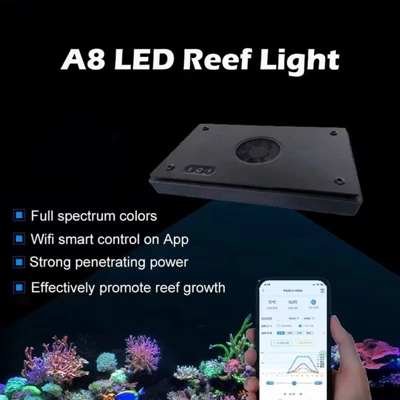 A8Pro II Max/Blue 215W Full Sp - Aquarium Blue Marine Reef recension och pris