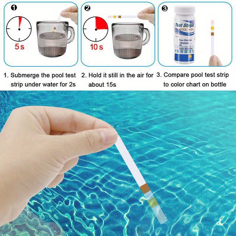 Chlorine PH Test Strips SPA Sw - Marine Aquarium Water Analyzer recension och pris