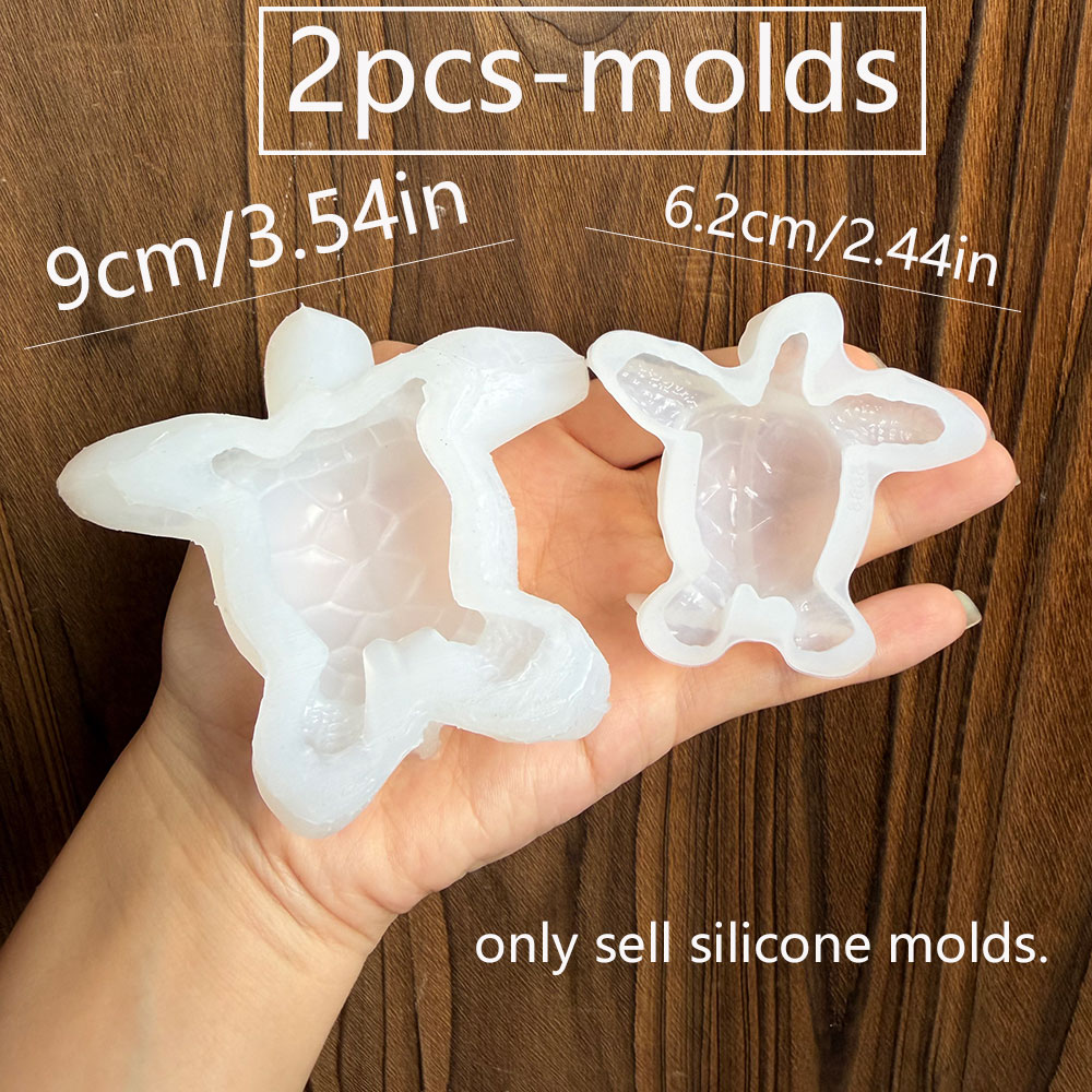 2Pcs Sea Turtle Silicone Molds - Marine Aquarium Epoxy recension och pris