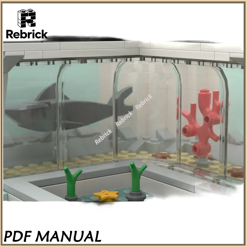 Realistic City Aquarium MOC Bu - Marine Aquarium Exhibition recension och pris