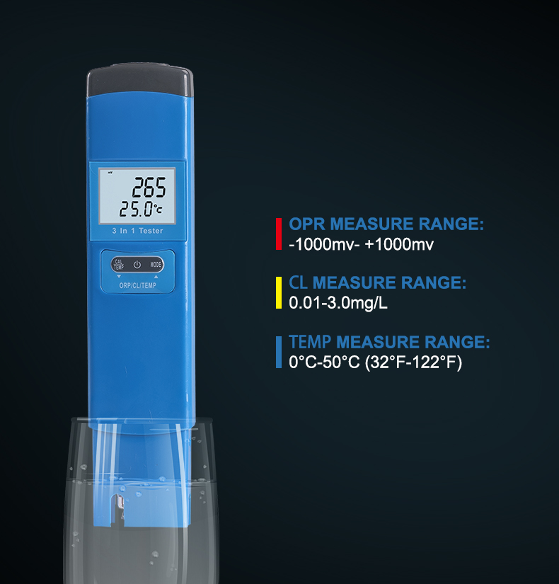 ORP/H2 Meter 3 in 1 Digital Wa - Marine Aquarium Water Analyzer recension och pris