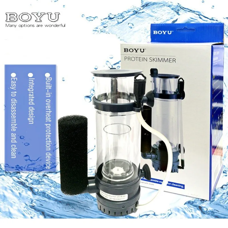 6W/8W BOYU Protein Skimmer Fil - Marine Aquarium Aquascape recension och pris