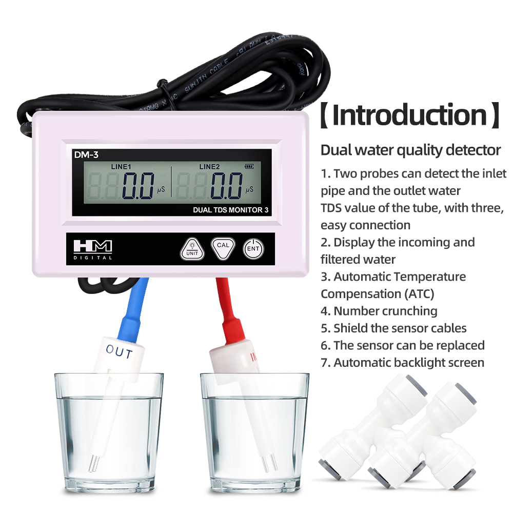 HM DM3 Online TDS EC Water Qua - Marine Aquarium Water Analyzer recension och pris