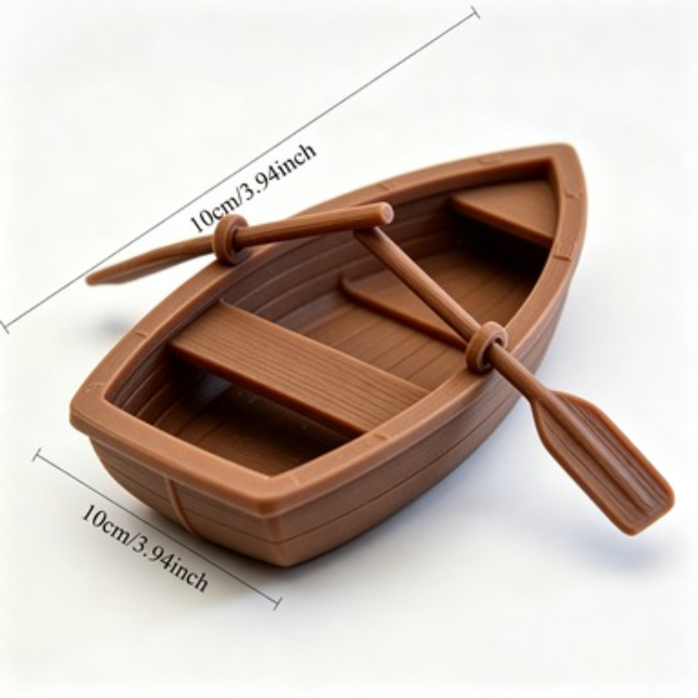 Mini Double Oar Wooden Boat Aq - Aquarium Marineland recension och pris