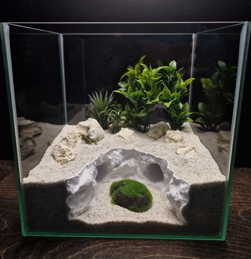 2-in-1 Water & Land Hiding Cav - Aquarium Marineland recension och pris