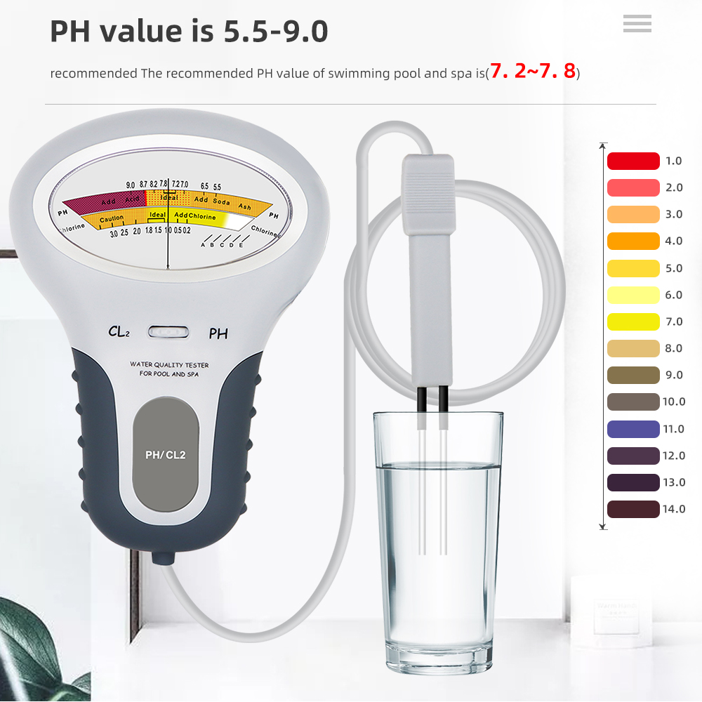 2 In 1 Chlorine Detector PH &  - Marine Aquarium Water Analyzer recension och pris