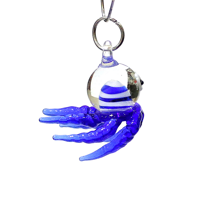 Miniature Octopus Glass Charm  - Marine Aquarium Europe recension och pris