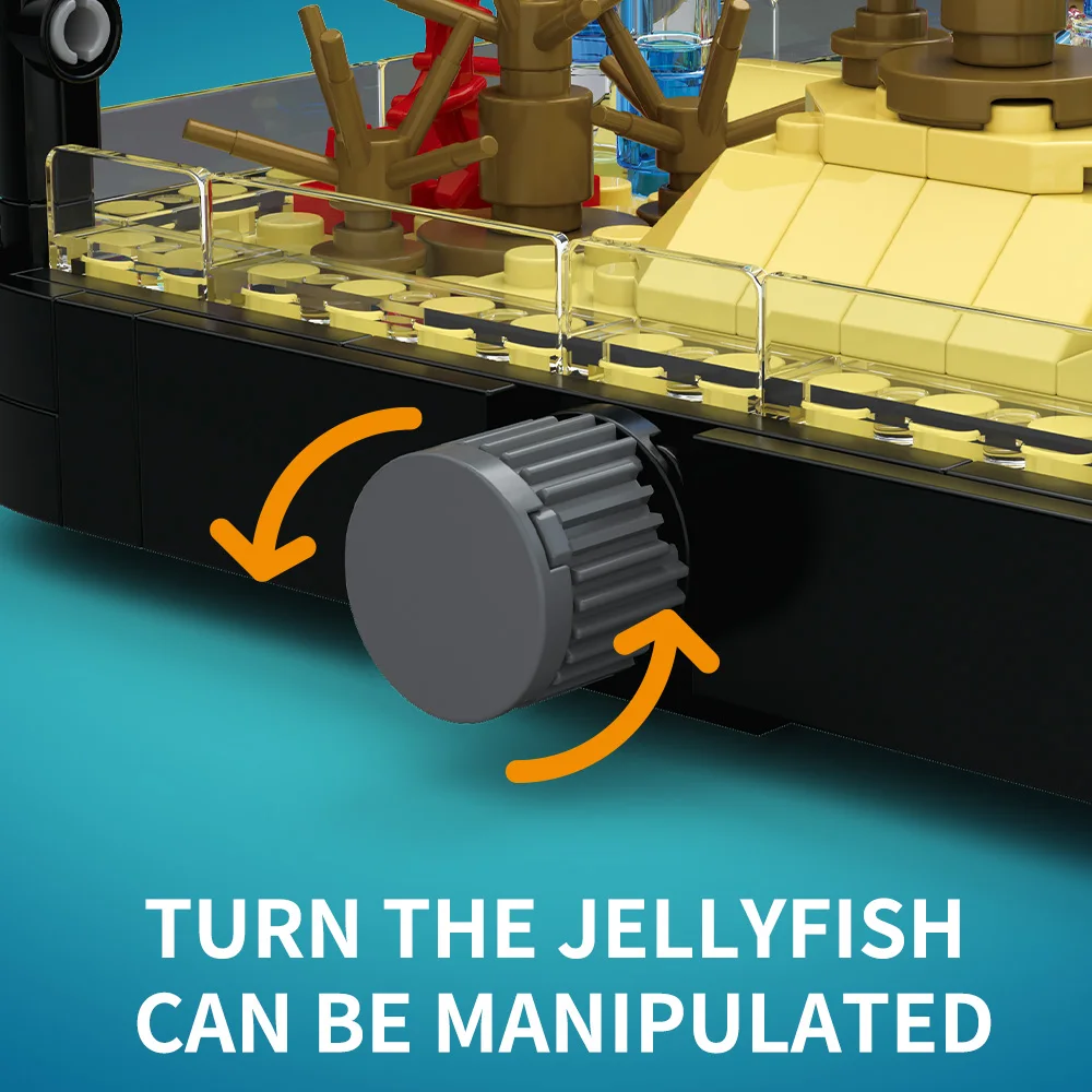 Fish Tank Building Block Set w - Aquarium Marine Lights recension och pris