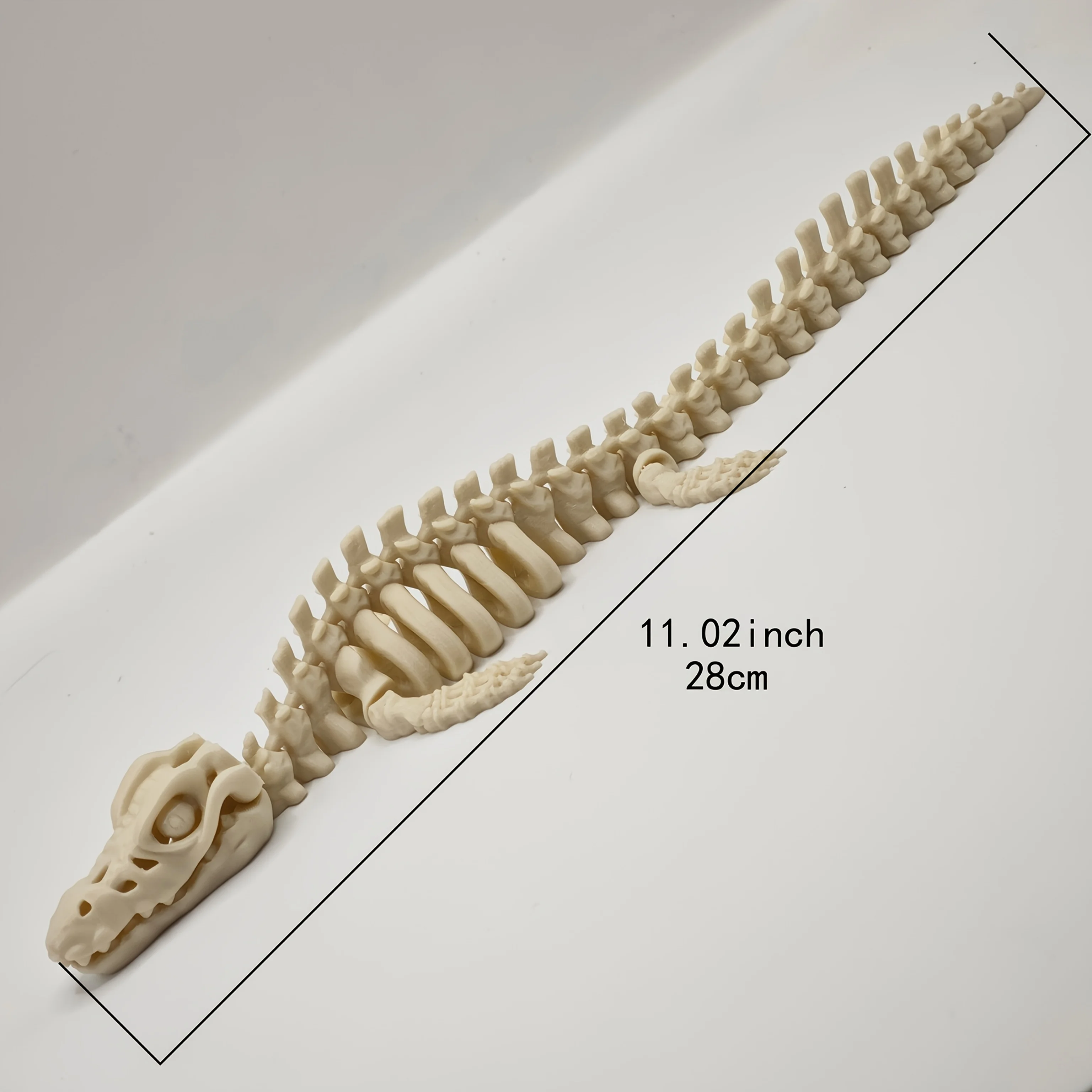 1pc Realistic Mosasaur Skeleto - Marine Aquarium Aquascape recension och pris