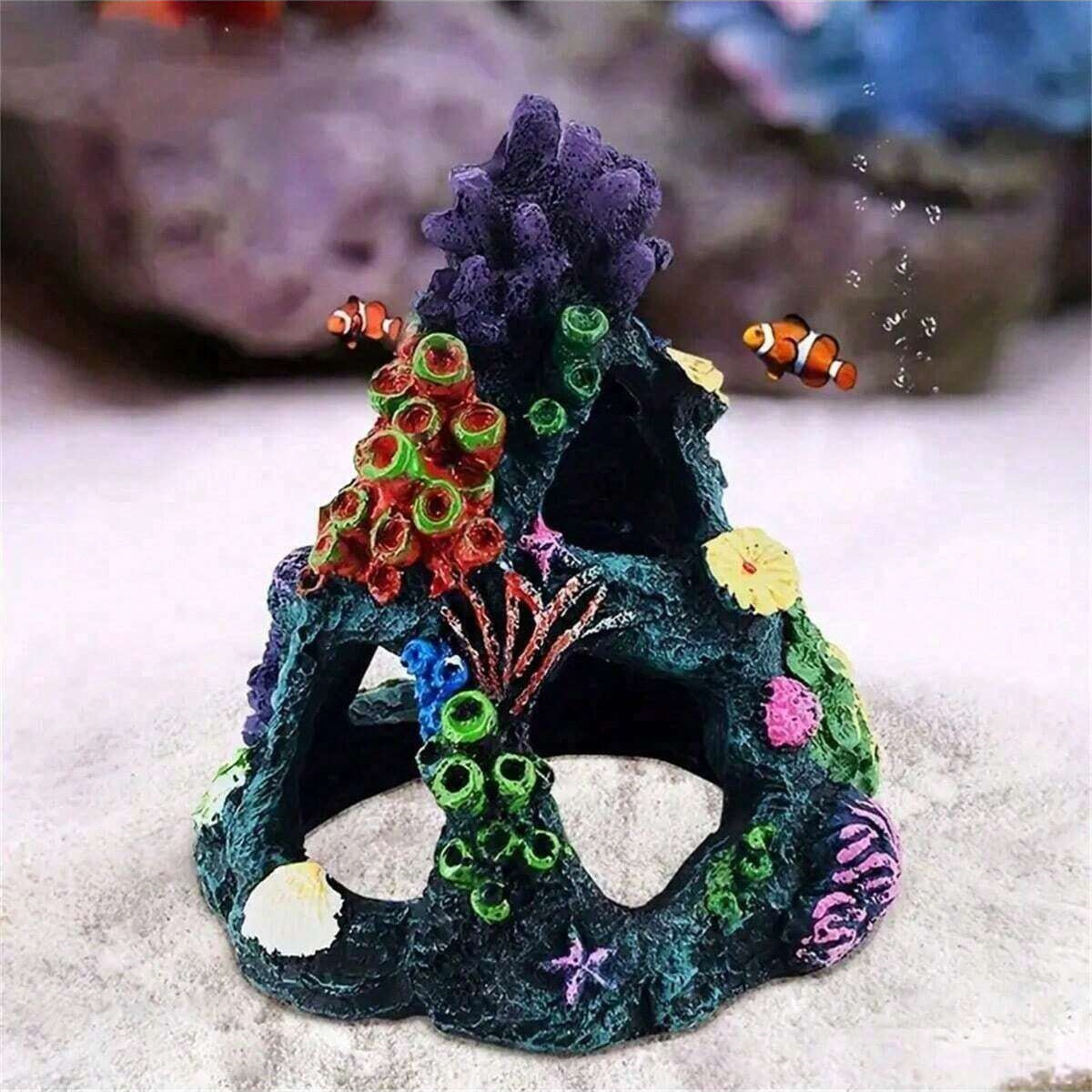 1pc Vintage Resin Coral Reef A - Aquarium Marine Rock recension och pris