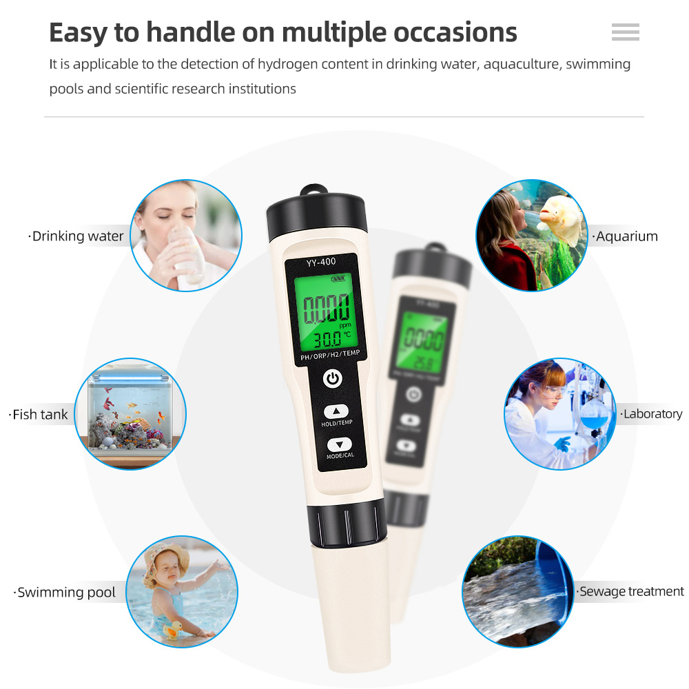 4/3/2 in 1 Optional PH ORP H2  - Marine Aquarium Water Analyzer recension och pris