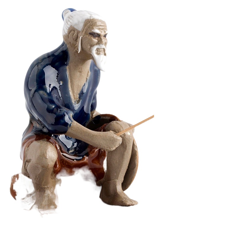 Ceramics Fisherman Boat Figuri - Aquarium Marineland recension och pris