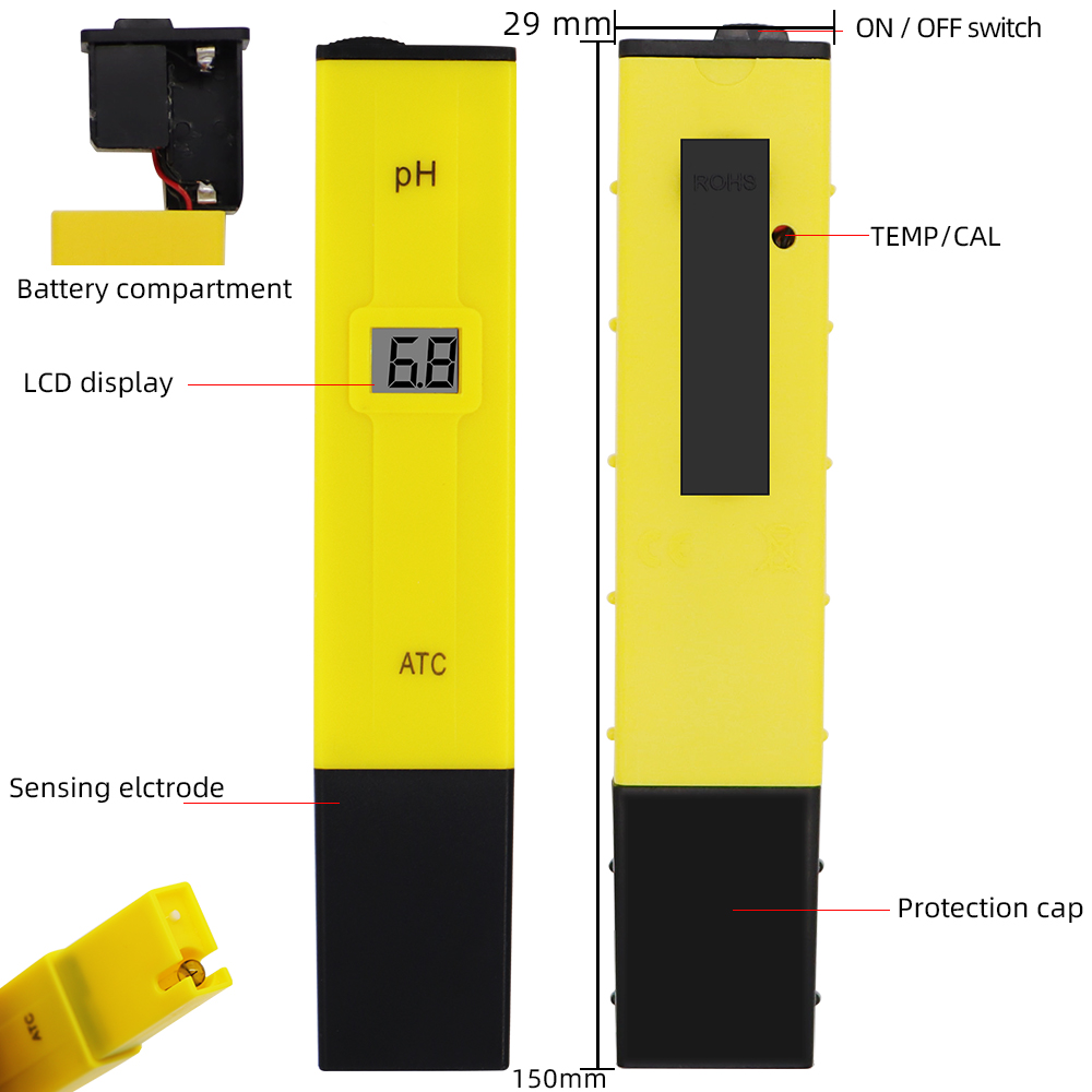 Digital PH Meter Pocket Pen Wa - Marine Aquarium Water Analyzer recension och pris