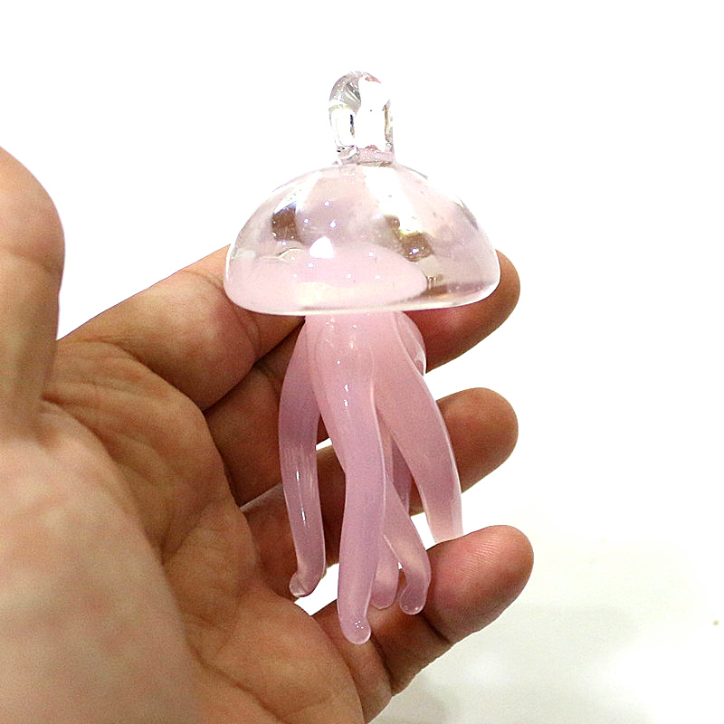 Pink Jellyfish Glass Pendant C - Marine Aquarium Europe recension och pris