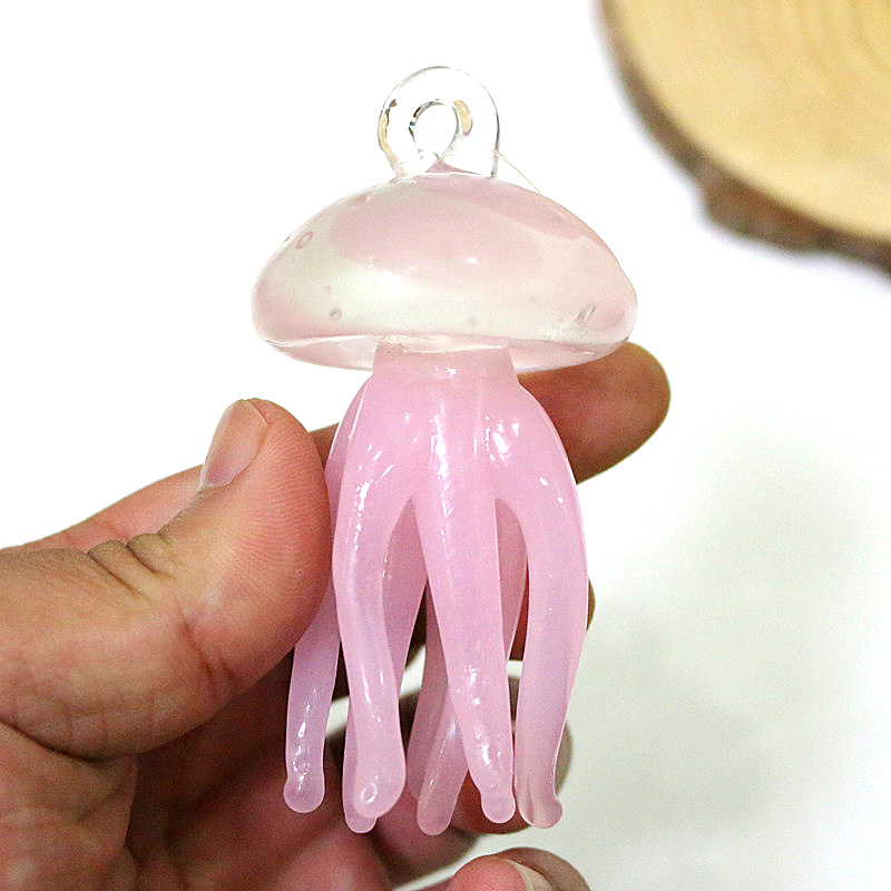 Pink Jellyfish Glass Pendant C - Marine Aquarium Europe recension och pris