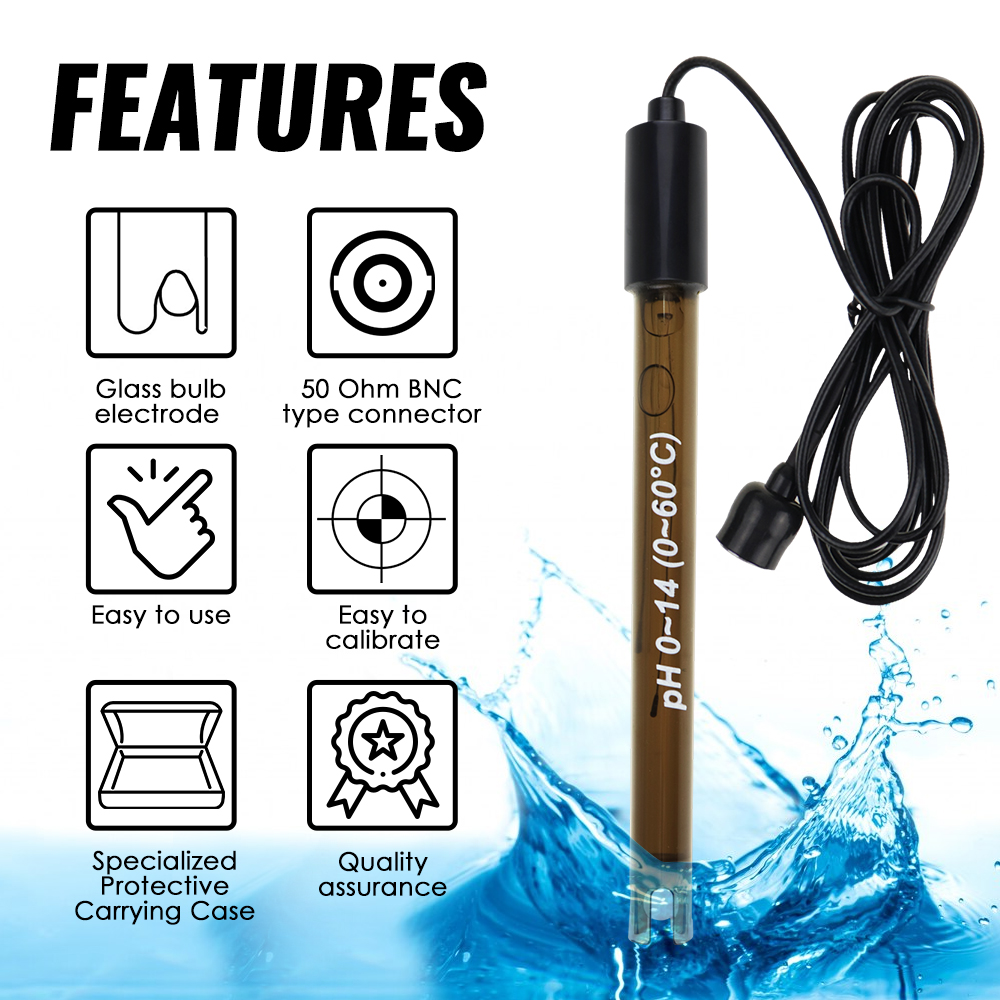 Ph Meter Ph Sonde Pool BNC Typ - Marine Aquarium Water Analyzer recension och pris